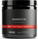 Toniiq Ultra Yüksek Saf Quercetin Capsules -% 95+ Yüksek derecede Purified and Bio available - 1000 mg Per Servisi - 240 Capsules Quercetin Supplement
