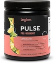 LEGION- All Natural Nitric Physics Preworkout Drink to Boost Energy,tine Free, Natural Sweetized, Beta Alanine, Citrulline, Alpha GPC (Lemon Lime)
