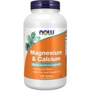 Şimdiye kadar Gıdalar Tamamlar, Magnezyum & Kalsiyum, çinko ve Vitamin D-3, Nerve ve Bone Support*, 250 Tablet