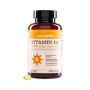 NatureWise Vitamin D3 4000iu (100 mcg) Immune Support, Sağlıklı Kas Fonksiyonu ve Bone Health - Non-GMO, Gluten-Free in Organic Extra Virgin Olive Oil, (Mini Softgel), 360 Count