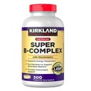 Kirkland, Super B-Complex (2-Pack) ile Electrolytes (2 x 500 Tablet)