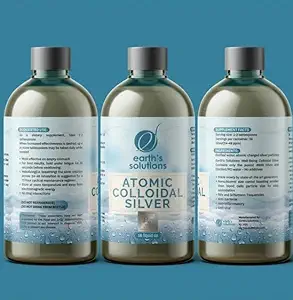 Natural Wellness ve Immune Support için Atom Colloidal Gümüş Çözüm - Ionic Silver Supplement ASIN: B0CBZSWPR5