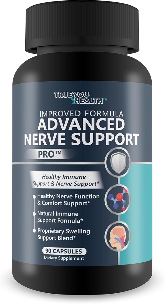 Advanced Nerve Support Pro - The Japanese Red Vitamin Ritual Neuropathy Support - Συμπλήρωμα επισκευής βλάβης νεύρων - Νευροπάθεια Nerve Support - Ghost Pepper Trick - Nerves Pill - Nerve Supplement