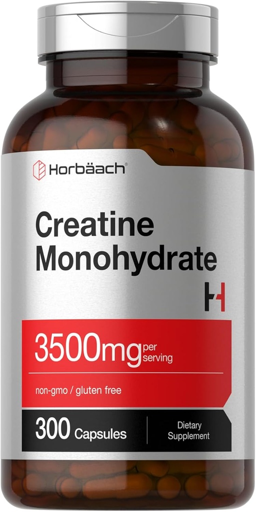 Horbäach Creatine Monohydrate Κάψουλες 