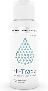 Hi-Trace Trace Mineral Drops | Made with 72 Essential Minerals | Supports Healthy Skin, Hair & Nails | Supports Vitamin & Nutrient Absorption | by Hi-Lyte | 120 Servings