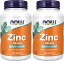 Şimdi Tamamlar, çinko (Zinc Gluconate) 50 mg, Destekler Enzyme Fonksiyonlları*, Immune Support*, 250 Tablet (Pack of 2)