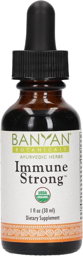 Banyan Botanikleri ImmuneTM Güçlü Sıvı Ekstraksiyon - Sağlıklı Immune Sistemine Destekler* - Sustainable Sourced, Sertifikalı Organik, Adil Ticaretli
