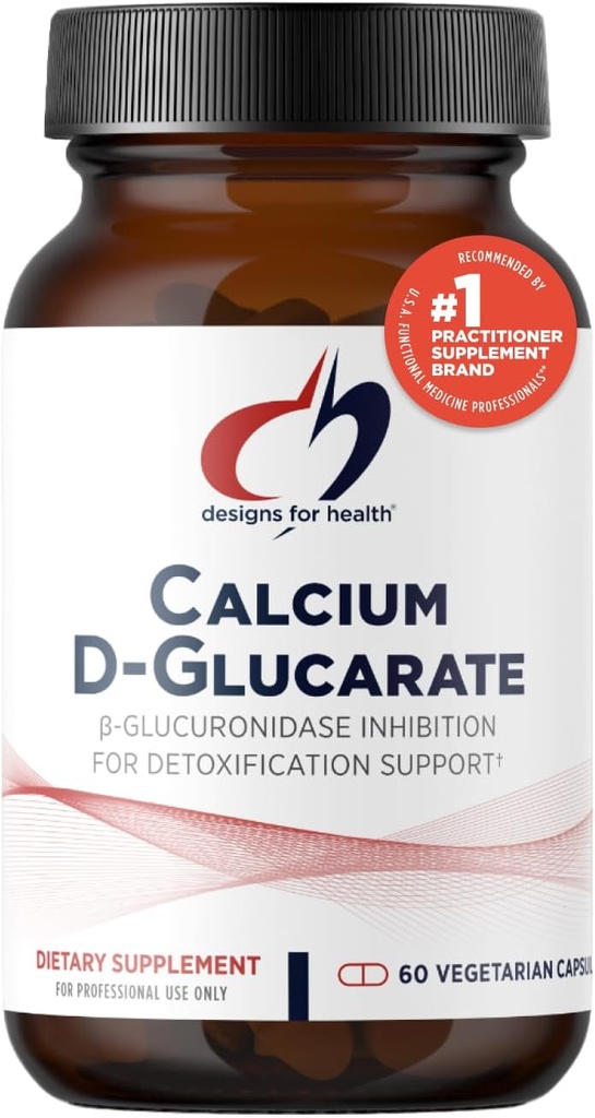 D-Glucarate için Tasarımlar - Liver Support için 1200 mg CDG - Detoxification + Sağlıklı Hormon Metabolism Support Supplement for Men + Women - Non-GMO, Soy-Free (60 Capsules)
