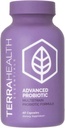 Terra Health Essentials Advanced Probiyotiks | 50 Milyar CFU | Bloating & Gas, Immune Support | 30-Day Supply (60 Capsules)