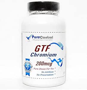 GTF Χρώμιο 200mcg // 200 κάψουλες // Καθαρό // με συμπληρώματα PureControl