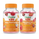 Lifeable Multivitamin Kids + Probiyotiks 5 Milyar Çocuk, Gummies Sche - Great Tasting, Vitamin Supplement, Gluten Free, GMO Free, Chewable Gummy