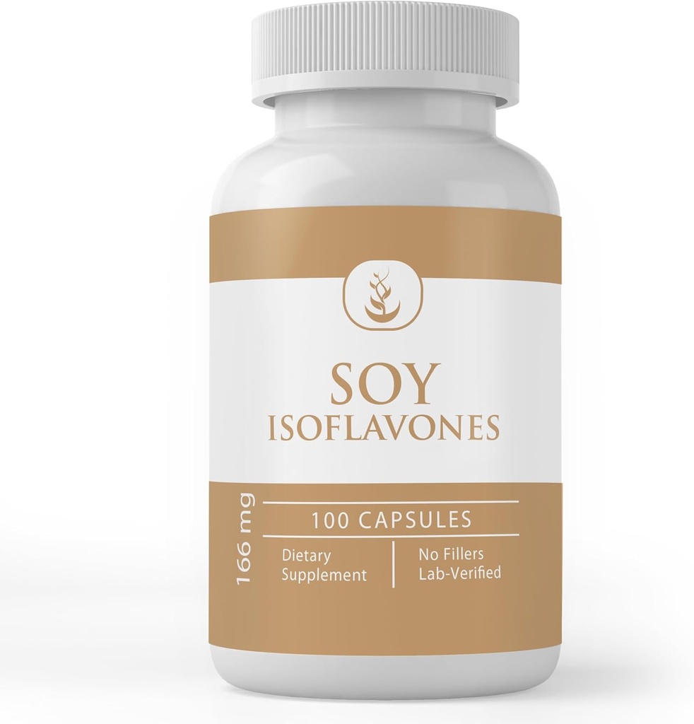Pure Original Materialss Soy Isoflavones, (100 Capsules) Her zaman Pure, Nomixs veya Fillers, Lab Onaylandı