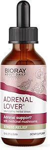 BIORAY Adult Daily Adrenal Lover - 2 fl oz - Traditional Chinese Kidney Yin Tonic - Non-GMO, Vegetarian, Gluten Free, Alcohol Free