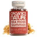 ORGANICS ΦΥΣΗ Ιρλανδική θάλασσα Moss Gummies για Lung Detox, Thyroid, δύναμη ανοσοποιητική & ενεργειακή υποστήριξη, Vegan Seamoss Gummies για παιδιά & ενήλικες - 60 Vegan Gummy Bears Berry Flavored