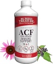 Buried Treasure ACF Ekstra Kuvvet Immune Support - 16 oz, 16 Hizmet, Sıvı Diyetçi Immunity Boost w / Elderberry, C & çinko, Herbal Formula