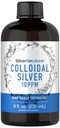 Carlyle Colloidal Silver | 10 PPM | 8 oz (236 mL) | Nano Gümüş Teknoloji Çözümleri | Vejetary, Non-GMO, & Gluten Free Supplement