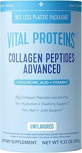 Vital Proteins Collagen, Toz, Hydrolyzed Collagen, Unflavored, Sche 9.33oz (2 Pack)