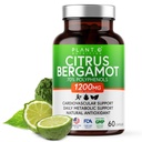 Citrus Bergamot Supplement 1200 mg Yüksek derecede% 70 Polifenollere yoğunlaştı - Kalp Sağlığı için Saf Bergamot Ekstraksiyon, Immunity, Antioksi - 60 Veggie Capsules, ABD'de Made in USA