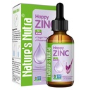 Doğanın Nutra Mutlu çinko, Bebek, Bebek, Çocuk ve Çocuklar için Premium Sıvı Çinko, TRAACS Chelate çinko, Yüksek Biyoavailability, Non-GMO, Kosher, 2 Fl. Oz (60 ml)