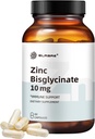 10mg χημικού ψευδαργύρου συμπλήρωμα ως Albion TRAACS ψευδάργυρος διγλυκινικό, μέγεθος#2, 60 μίνι κάψουλες