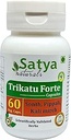 Trikatu Forte Capsules 500 mg. 60 Veg. Capsule | Trikatu (Pippali, Kali Mirch, Sonth) Erkekler ve Kadınlar için Kapsüller | Ayurvedic Herbal Supplement/R kaçtılar | 10:1 Forte (1 60 Capsules Şişe)