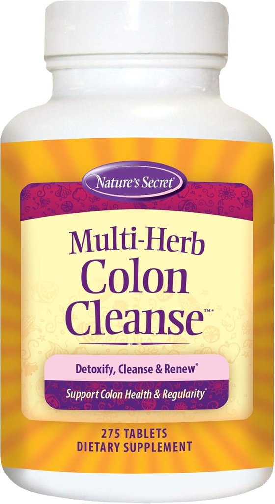Nature's Secret Multi-Herb Colon Cleanse, 275 Tablet
