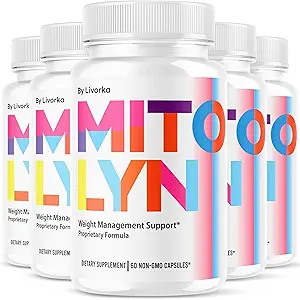 (5 Pack) Mitolyn Capsules - Mitolyn, Mitolyn Advanced Formula Pills, Mitolyn Supplement, Mito Lyn, Mito Lyn Pills, Mitolyn Support, Mitolyn Pill, 5 Ay boyunca 300 Capsules