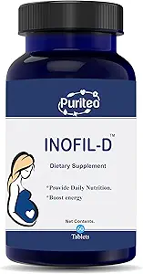 Inofil- D Energy Boost δισκία για γυναίκες, χωρίς γλουτένη, χορτοφάγους - (60 δισκία, συσκευασία του 1)
