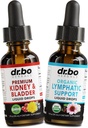 Kidney Bladder & Lymphatiage Supplements Drops - Organik Kidney Bladder Supplements Drops & Lymphatic Support Liquid Cleanse - Renal Cleanse Detox Urinary Tract Lymph System