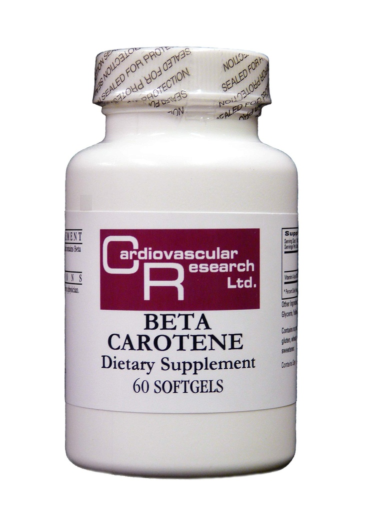 Cardiovascular Araştırma Beta Carotene 3.000 mcg 60 yumuşakgels