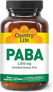 Χώρα ζωής, Paba 1000Mg, 60 κόμης
