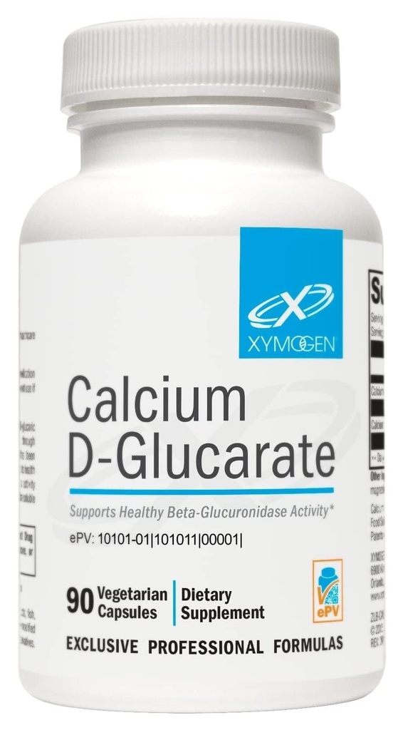 XYMOGENelli D-Glucarate 500 mg - Sağlıklı Detox of Fat-plastik Toxins, Estrogen + Androgens (90 Capsules) gibi Hormonlar Destekleyin