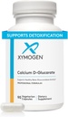 XYMOGEN Ασβέστιο D-Glucarate 500mg - Συμπλήρωμα για την υποστήριξη Υγιούς Αποτοξίνωσης των λιποδιαλυτών τοξινών, ορμονών όπως οι οιστρογόνα + ανδρογόνα (90 κάψουλες)
