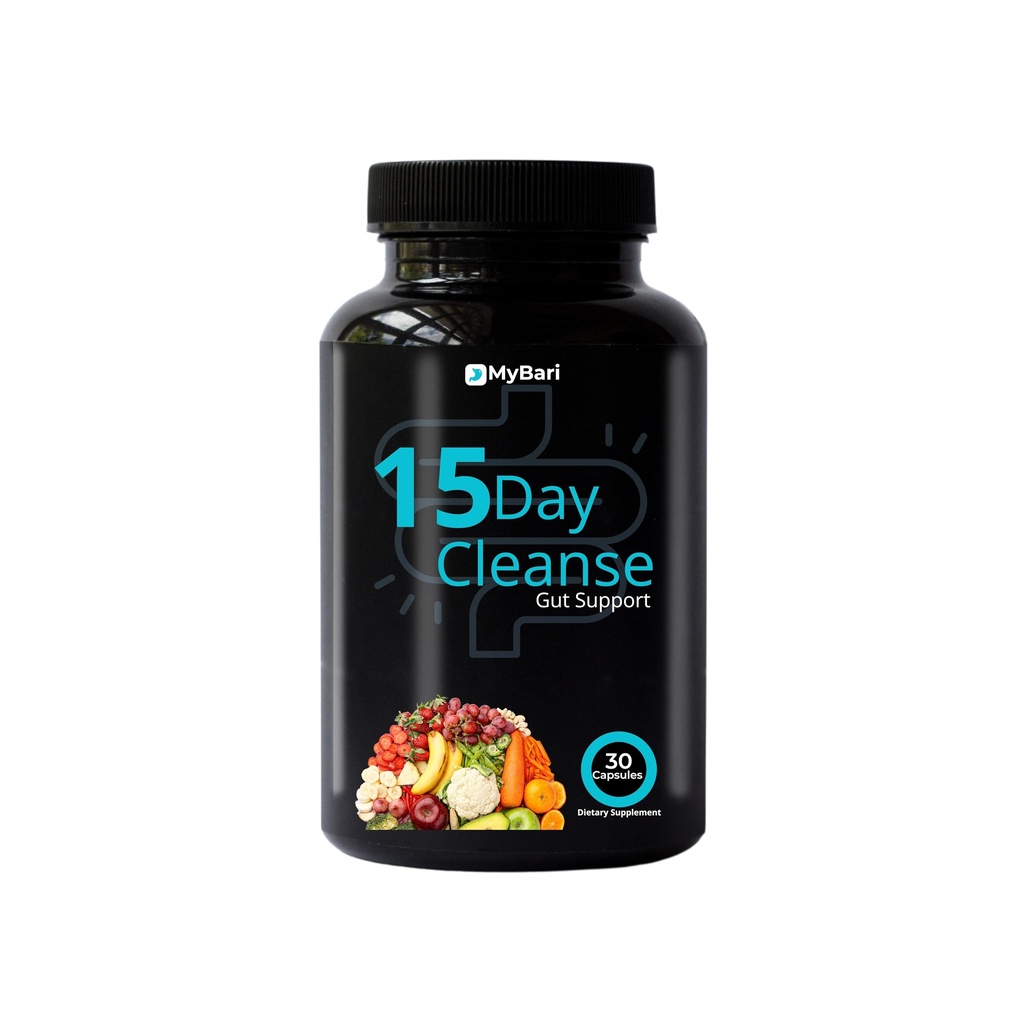15 Günlük Temiz - Gut ve Kolon Desteği - Senna, Cascara Sagrada & Psyllium Husk - ABD'de Yapılacaklar - 30 Capsules
