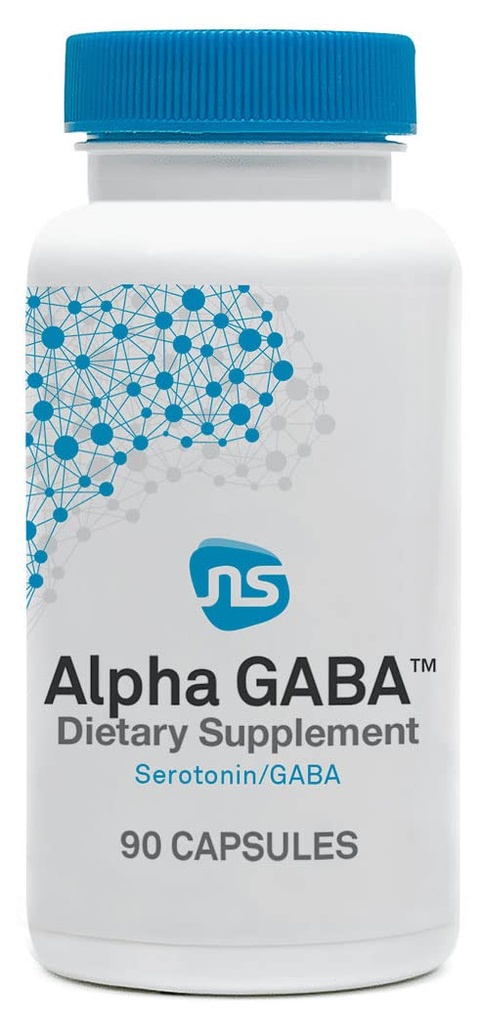 NeuroScience Alpha GABA Supplement - Μη-Νύχτα Ηρεμία Βοήθεια με Βιταμίνη Β6, Λεμόνι Balm, Sensoril Ashwagandha & L Theanine Supplement - Βοήθεια Soothe Angiousness, Ημέρα ή Νύχτα (90 Κάψουλες)