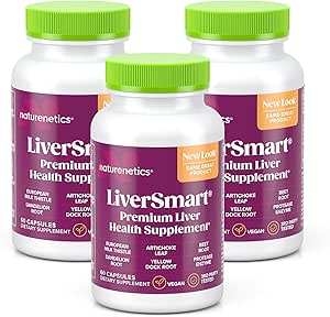 LiverSmart - Liver Cleanse & Tech Formula Avrupa Süt Butle, Silymarin, Artichoke, Dandelion, Sarı Dock Kök, Arıt Kök - Yardıma Tamam, Yeni ve Destek Canlı Sağlık (3)