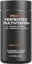 Codeage Men’s Daily Multivitamin – 25+ Ουσιώδεις Βιταμίνες & Ορυκτά, Βιολογικά Ολόκληρα Τρόφιμα, Προβιοτικά, Ωμέγα-3, Ψευδάργυρος, Βιταμίνες A, B, C, D, E & K, 2 Pack
