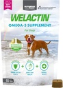 Nutramax Welactin Omega 3 Fish Oil for Dogs, Skin and Coat Health Supplement, Plus Immune and General Health, Premium Omega 3 Fatty Acids, Multivitamin For Dogs, Soft Chews, 60 Count