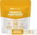 GoBiotix Fiber Supplement Toz, Digestive Health ve GLP-1 Desteği için Prebiyotikleri olan, Gut Health & Debloat için Parlak Fiber, Keto, Vegan, Gluten & Sugar Free, 20 Hizmet (Travel)