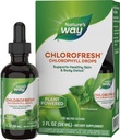 Nature's Way Chlorofresh, Liquid Chlorophyl Concentrate Drops, Internal Deodorant*, Υποστηρίζει την Αποτοξίνωση Pathways*, Mint Flavored, 2 Fl. Oz.