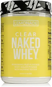 Çıplak Clear Whey proteini, Lemonade protein Toz Isolate, No Gmos Or Yapay Sweeteners, Gluten-Free, Soy-Free - 28 Servisler