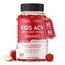 Apple Cider Vinegar Gummies for Kids, 60 hizmet. Gluten Free, Vegan ve Gelatin Free ACV Gummies
