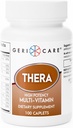 GeriCare Thera High Potency Multivitamin Caplets, Vitaminler ve Minerallerin Daha Fazla Beslenme Desteği Antioksi Koruma Supplement, 100 Kont ( 1)