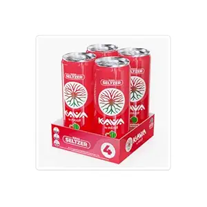 MITRA9 İçecek Botanikleri - Strawberry Watermelon Kava Drink with Kava Root Extract - Mood Advancedr - Plantive - Doğal Calm & Clarity (12 Fl. Oz) (4)