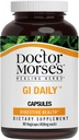 Doktor Morse's GI Daily - Gut Cleanse - Digestive Support - Intestinal, General Gut Support - Naturopath Formulated - Marshmallow Root, Slippery Elm Bark, Mullein Leaf - 90 Capsules - 45 Day Supply