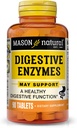 MASON NATURAL Digestive Ένζυμα με προβιοτικά & προβιοτικά, Υποστηρίζει Digestive Health & Gut Balance, 90 δισκία