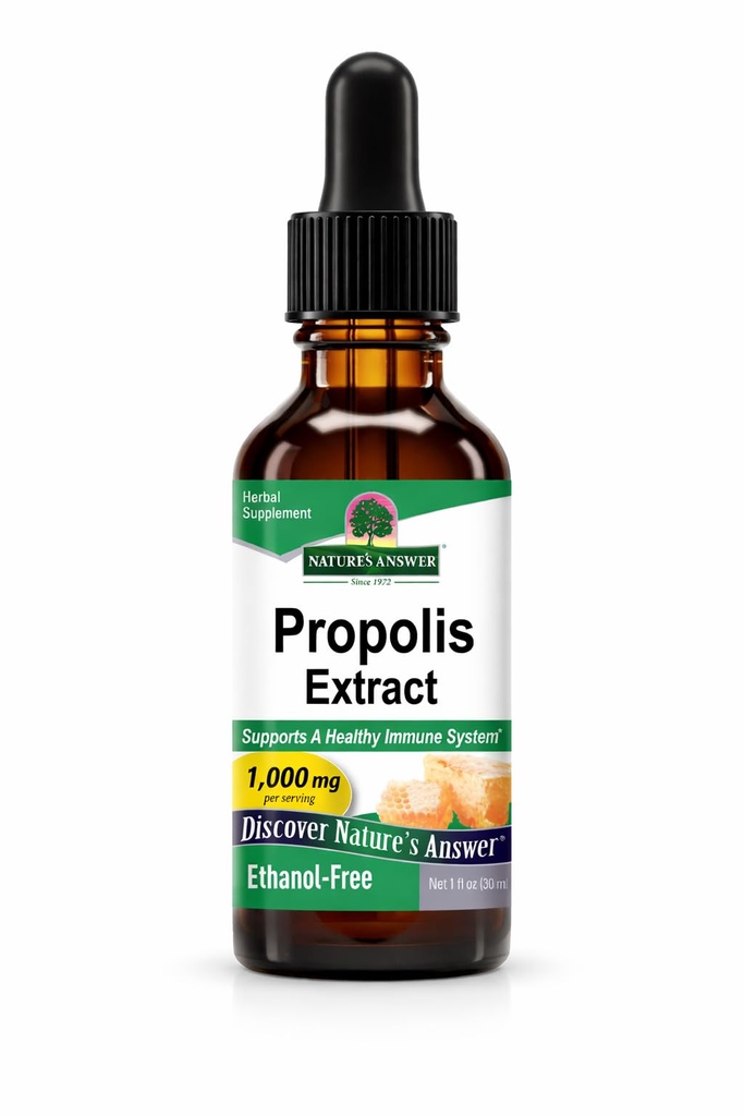 Nature's Answer Propolishopper | Herbal Supplement | All- Natural Immune Support | Vegan, Alkol Özgür & Gluten-Free 1oz