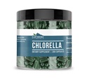 Earthborn Elements Chlorella 200 Capsules, Pure & Undiled, No Wordss