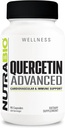 NutraBio Quercetin Gelişmiş Vitamin C ve Bromelain - Potent Antioksi - 90 Capsules