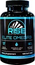 Elite Omega 3 Συμπλήρωμα διατροφής – Ωμέγα-3 Λιπαρά Οξέα Συμπεριλαμβανομένων EPA και DHA – Καρδιά και ανοσοποιητική υποστήριξη – Δεν Fishy Επίγευση, 120 Softgels
